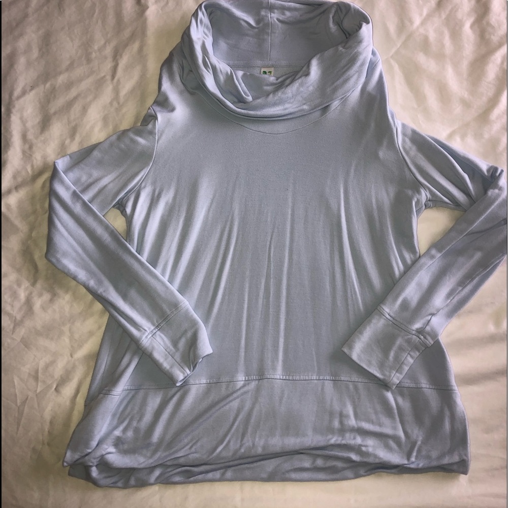 Never worn, cow neck long sleeve.